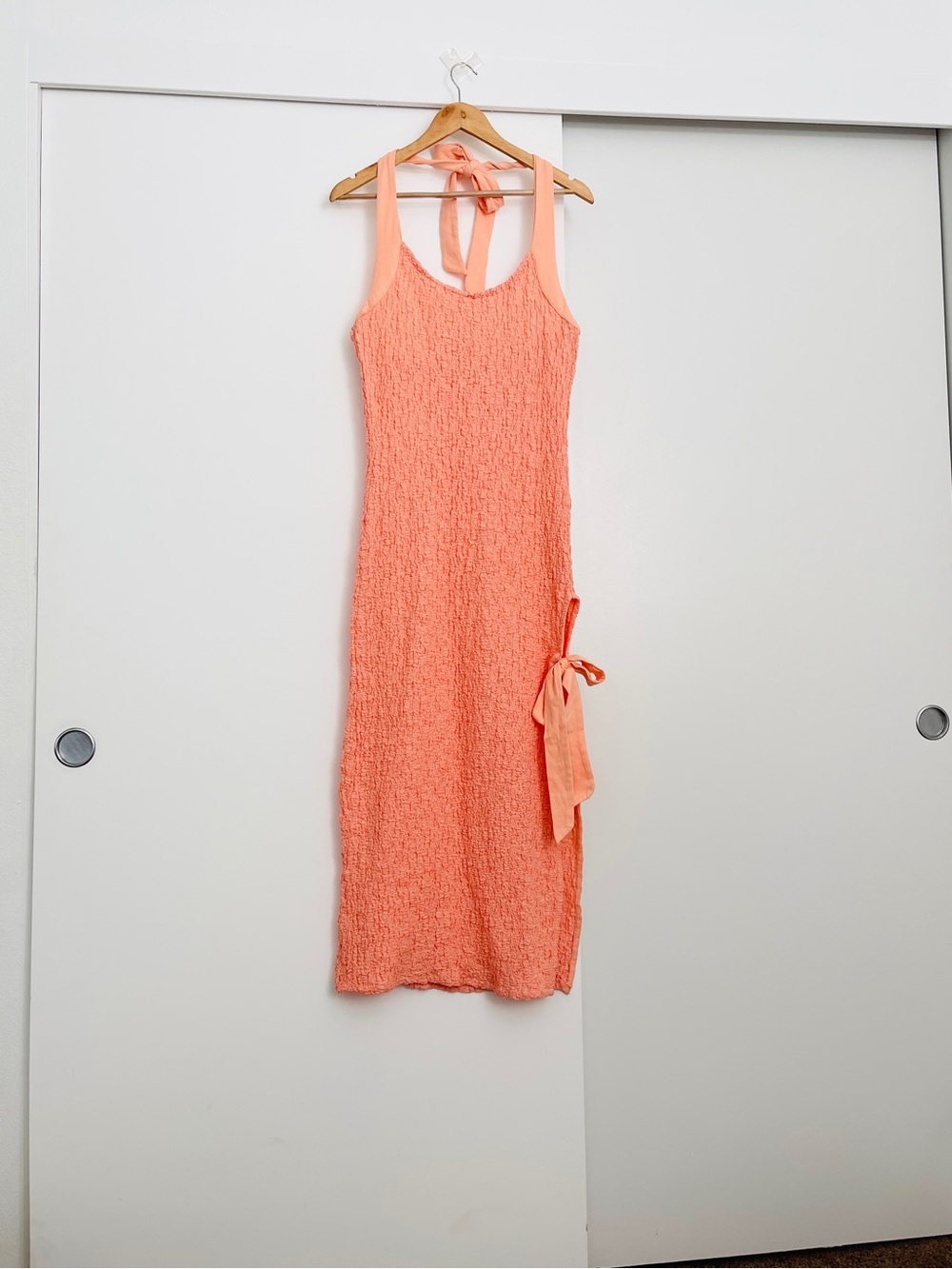 NWOT Free People Halter Sea Foam Midi / Maxi Dress Size Medium